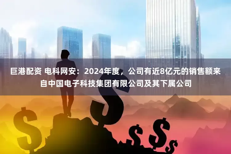 巨港配资 电科网安：2024年度，公司有近8亿元的销售额来自中国电子科技集团有限公司及其下属公司
